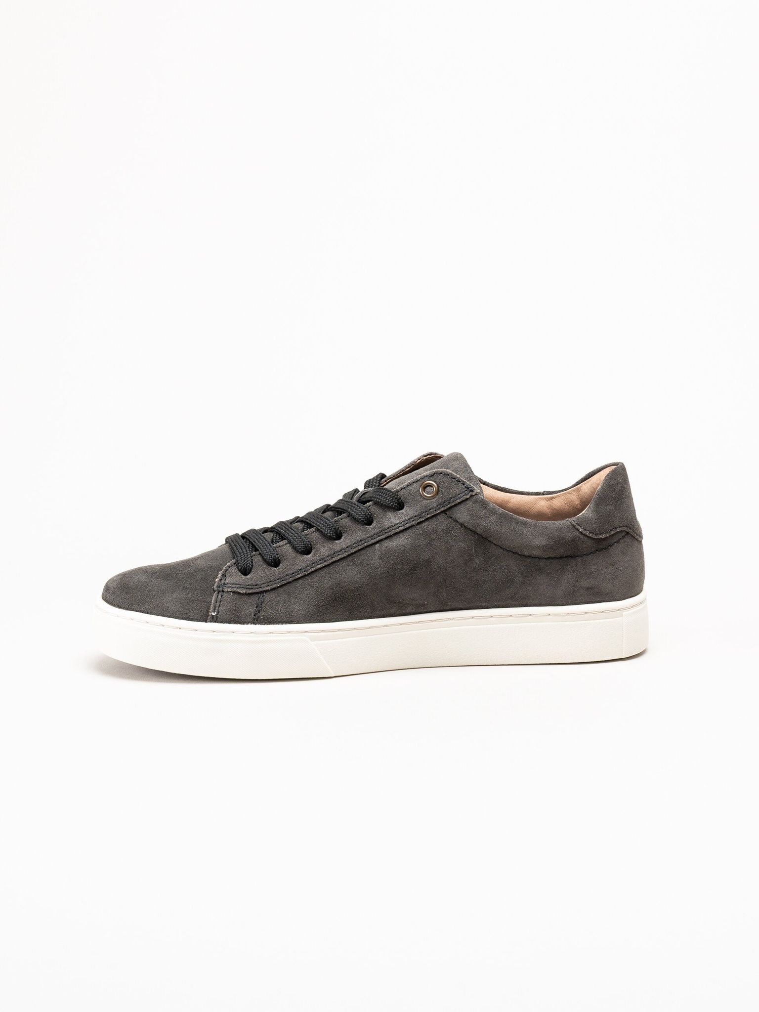 Rieker - Grå sneakers i mocka