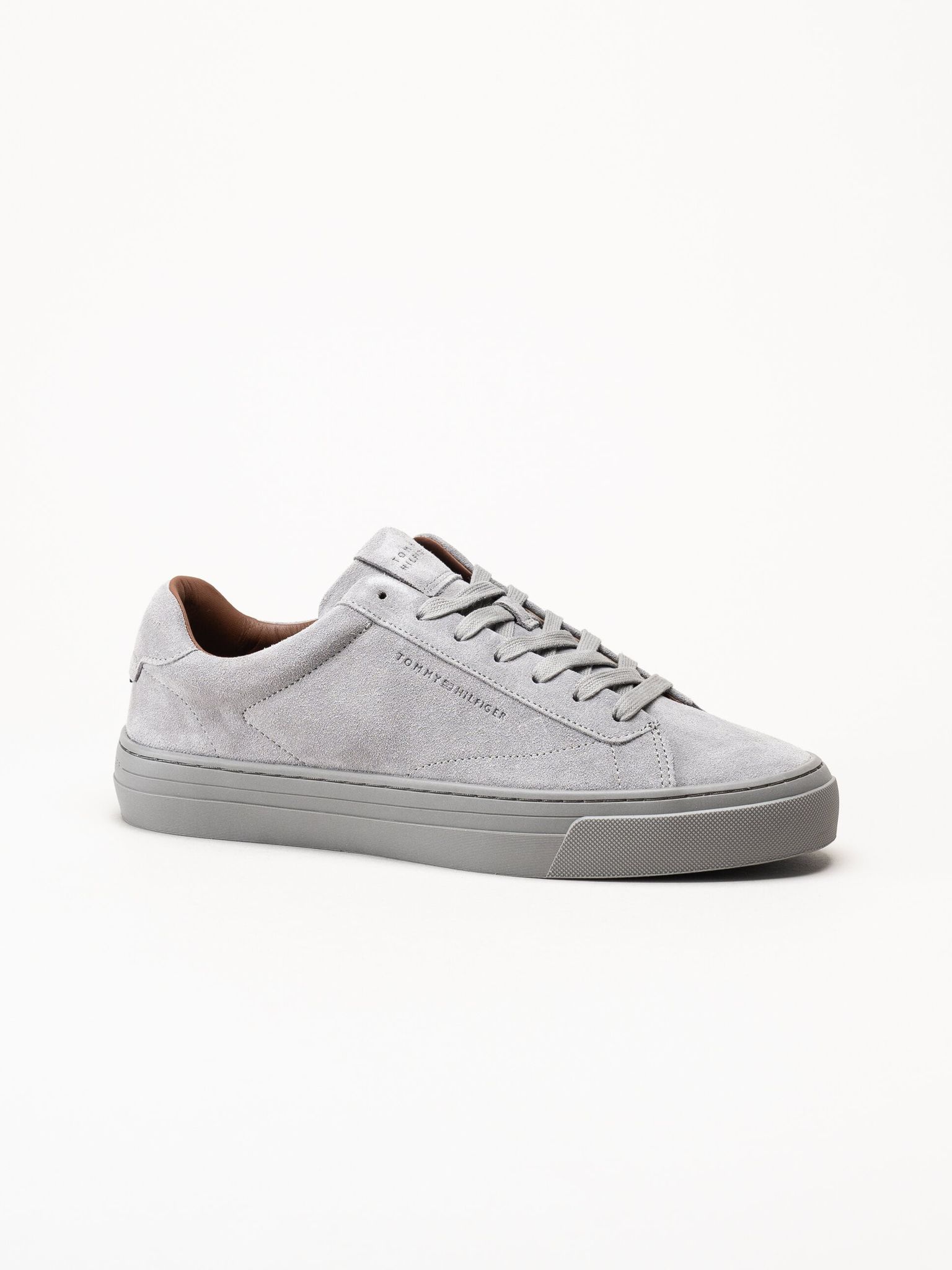 Tommy Hilfiger - Park Premium - Grå sneakers i mocka