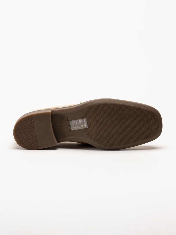Vagabond - Troy - Beige loafers i mocka