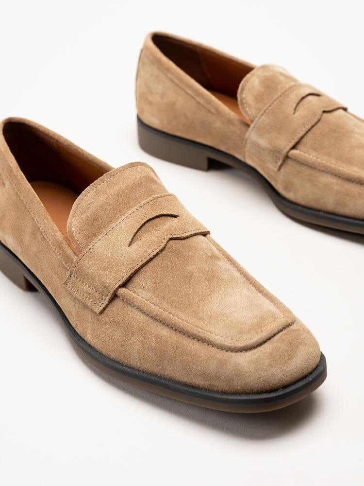 Vagabond - Troy - Beige loafers i mocka