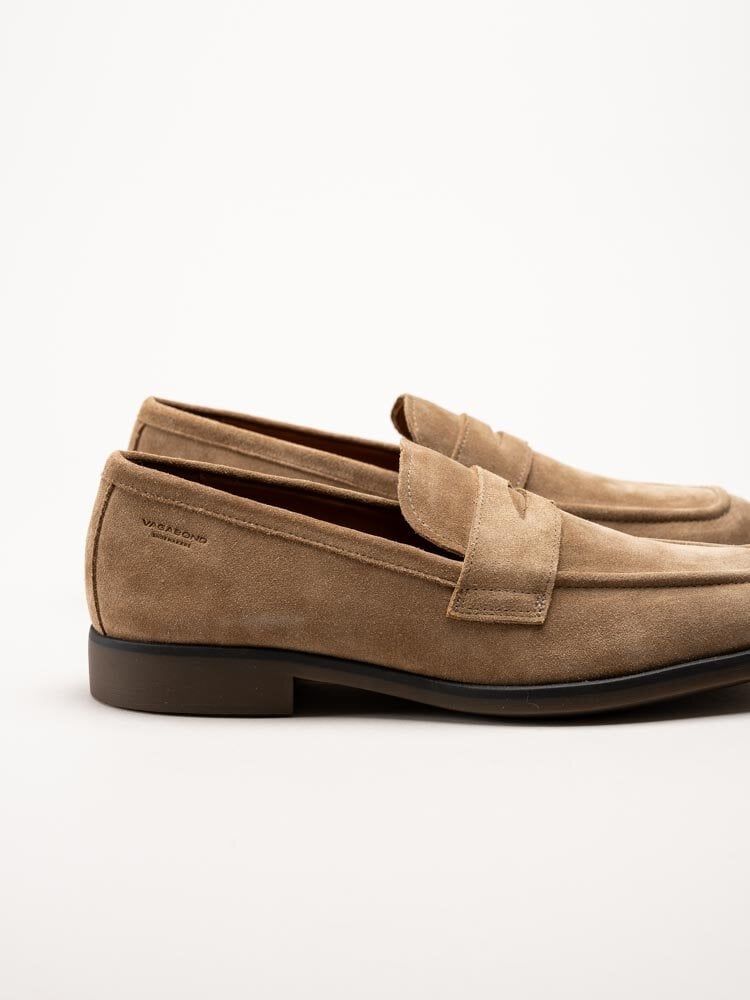 Vagabond - Troy - Beige loafers i mocka