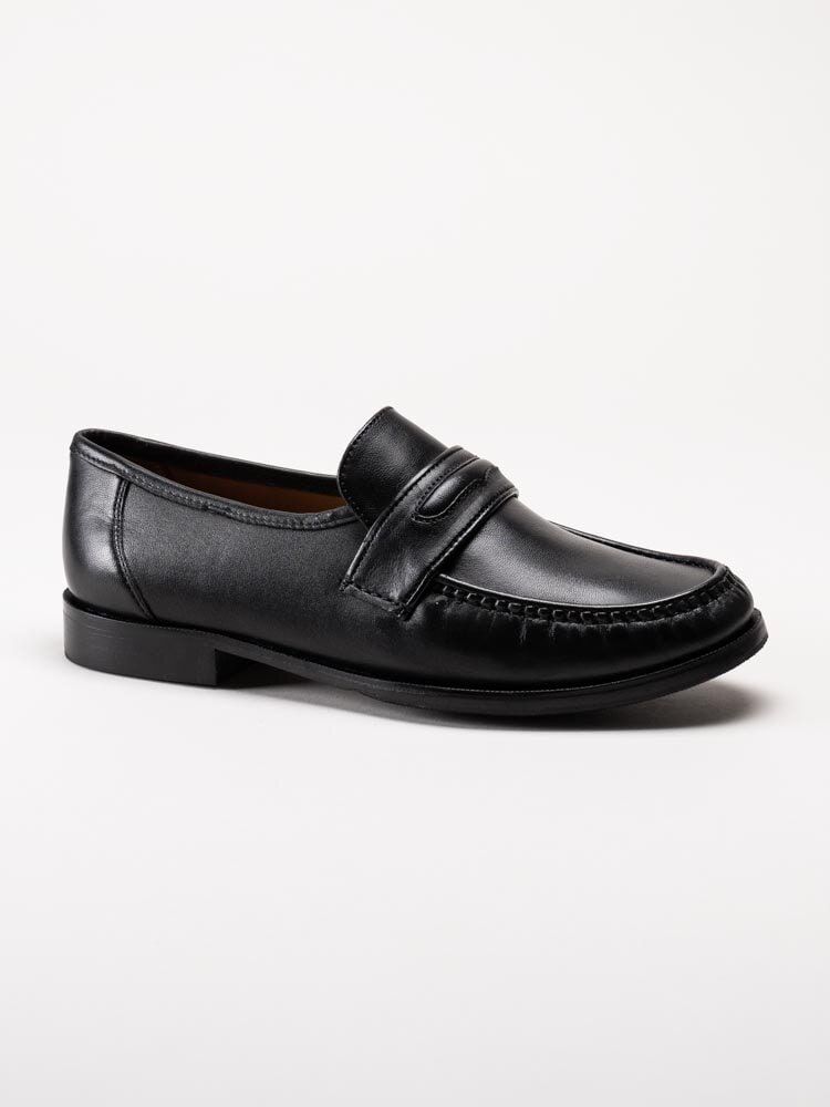 Marco Bossi - Svarta loafers i skinn