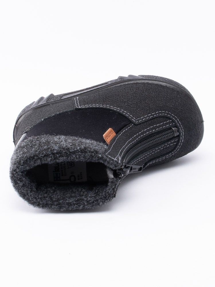 Kuoma - Baby Fleece Collar - Svarta ullfodrade vinterkängor