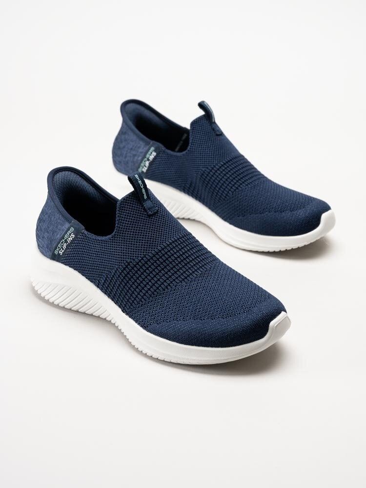 Skechers - Ultra Flex 3.0 - Marinblå slip-ins sneakers i mesh