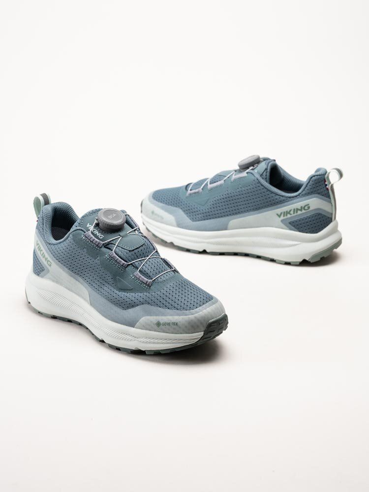 Viking Footwear - Motion Low Boa Gtx W - Gröna sneakers med Gore-Tex