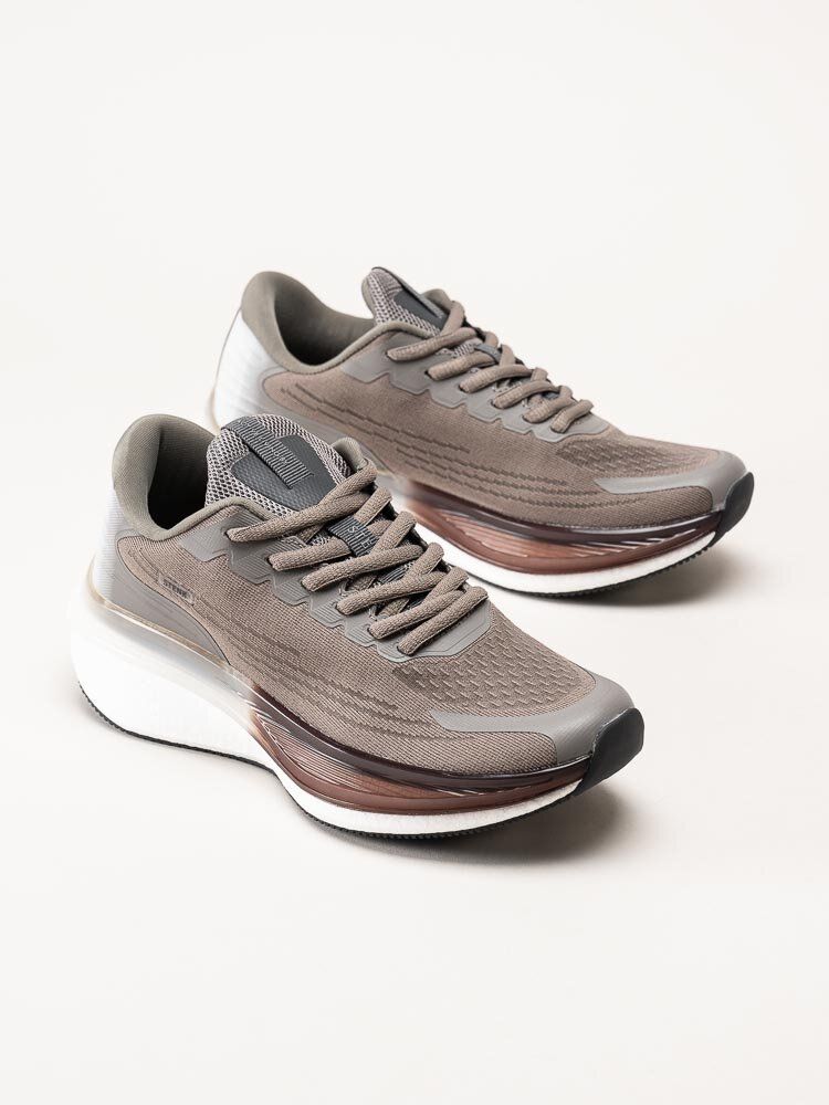 STENK - Alsen - Taupe sportiga sneakers