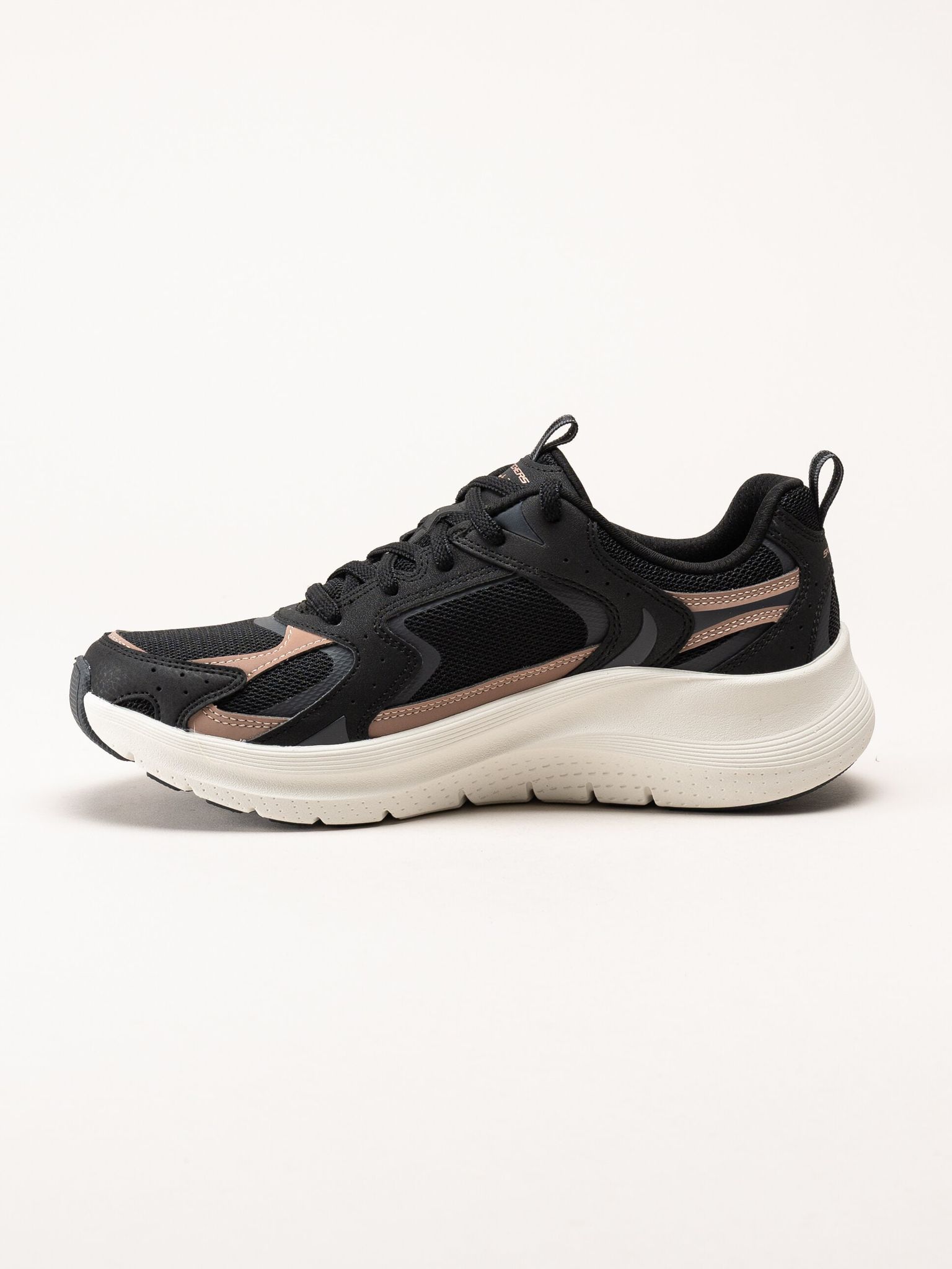 Skechers - Arch Fit 2.0 - Vintage Lux - Svarta sportiga sneakers