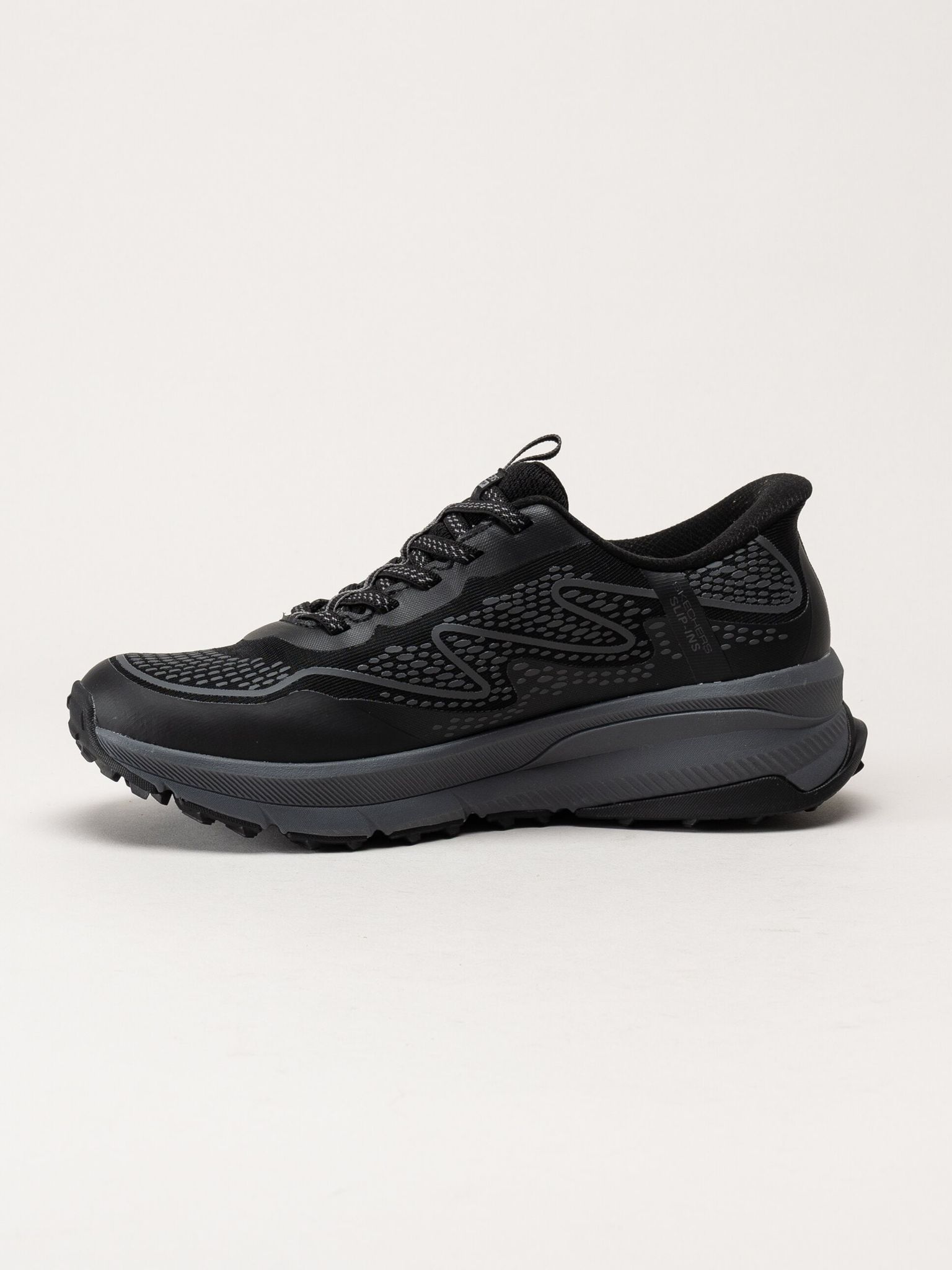 Skechers - Slip-Ins Switch Back - Mist - Svarta slip-ins sportskor