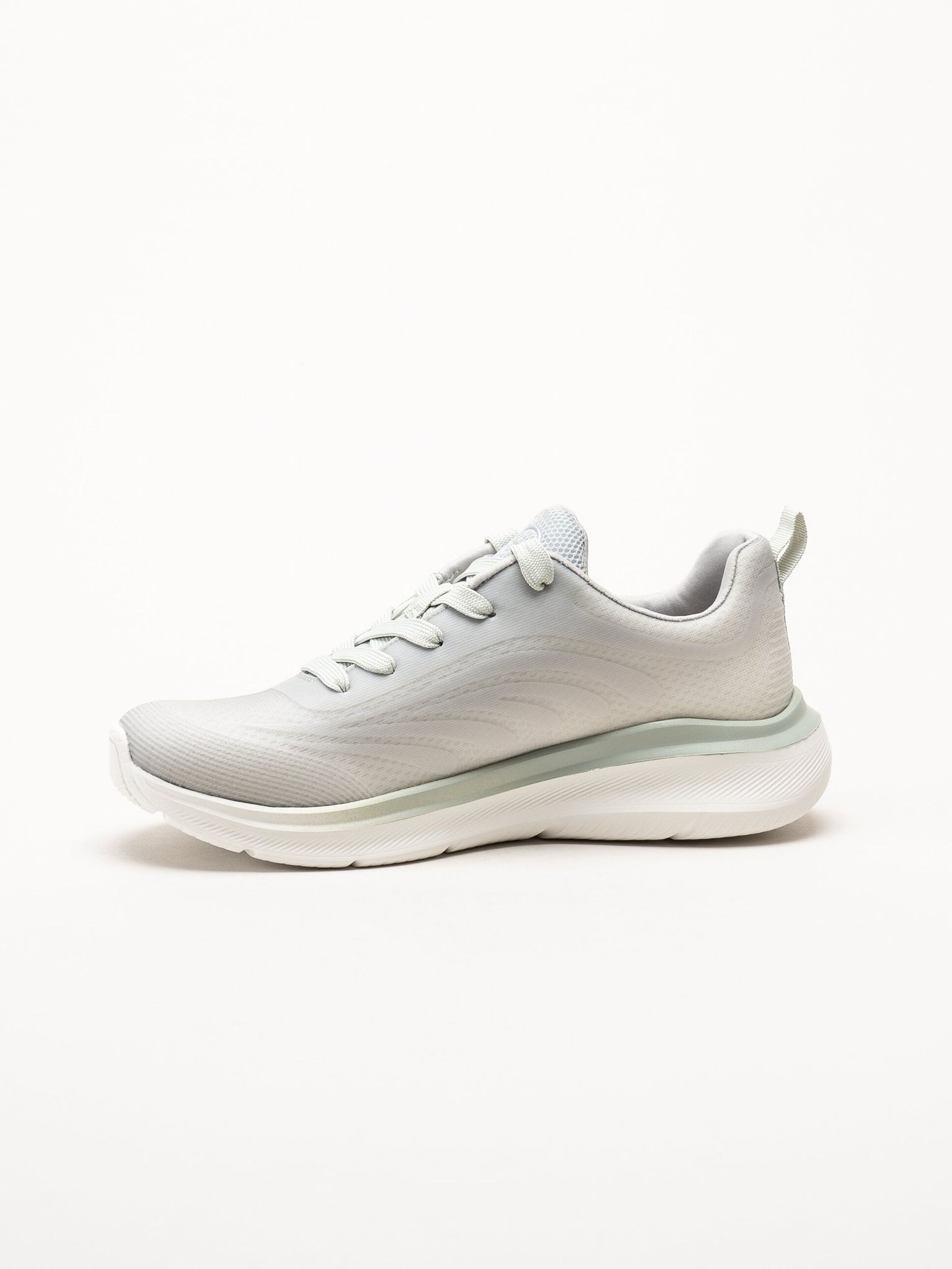Tamaris - Wide fit - Ljusgröna sneakers i mesh