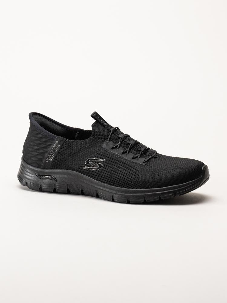 Skechers - Arch Fit Vista - Svarta slip-ins sneakers