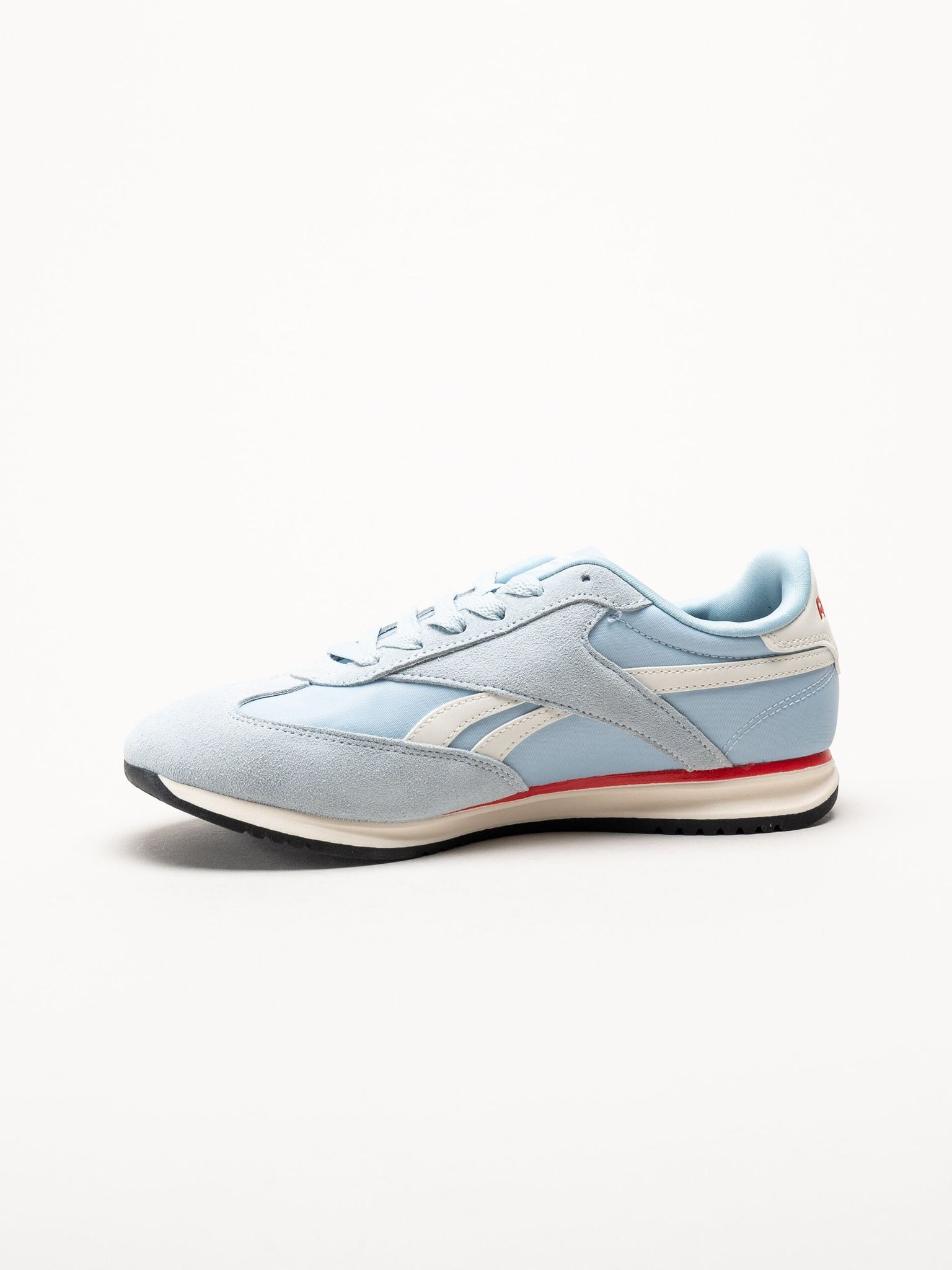 Reebok - World 70 - Ljusblå sneakers i nylon och mocka
