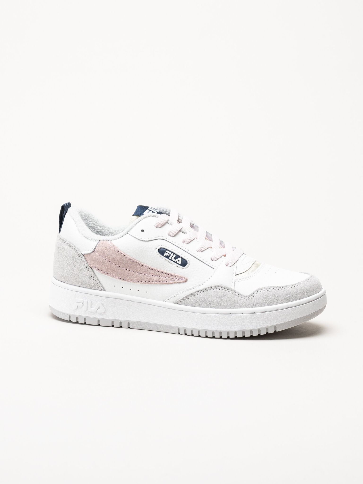 FILA - Riser L - Vita sneakers i skinn och mocka