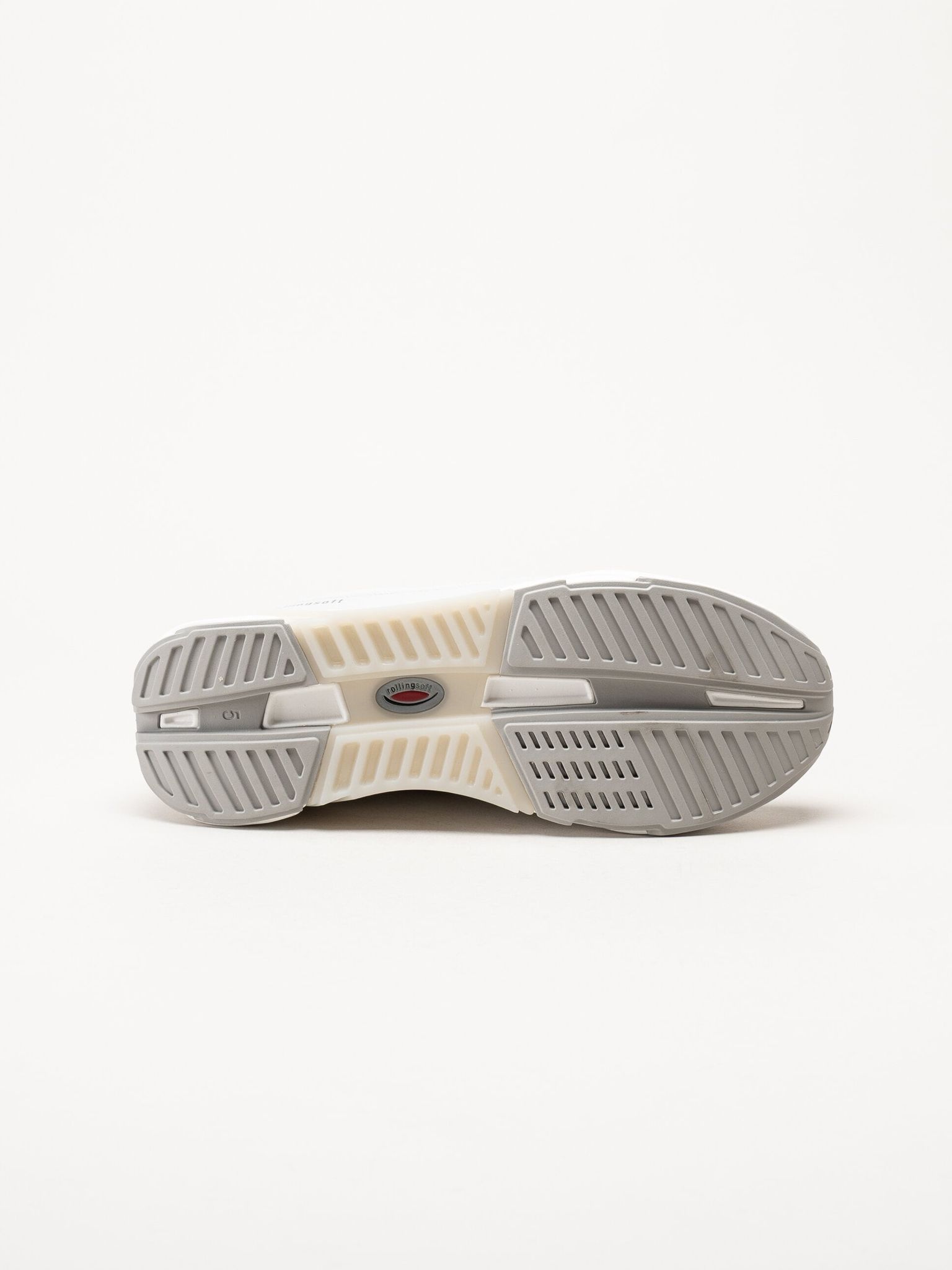Gabor - Ljusgrå sneakers i mesh