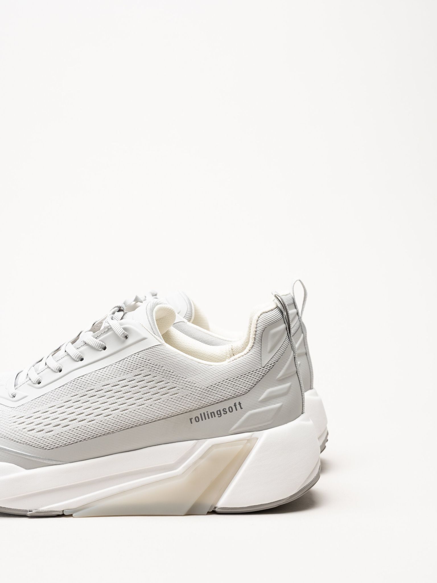 Gabor - Ljusgrå sneakers i mesh