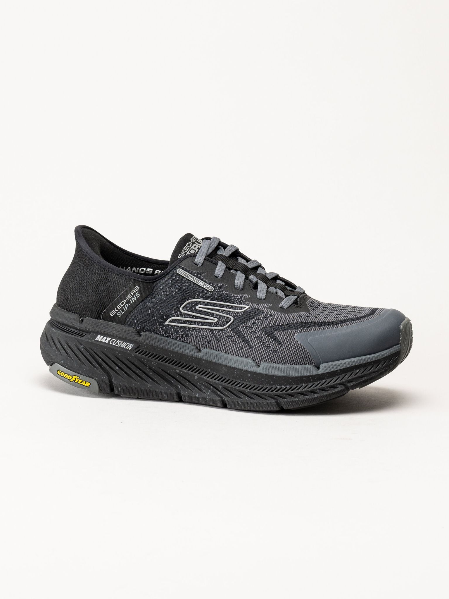 Skechers - Slip-Ins Max Cushioning - Svarta slip-ins sportskor