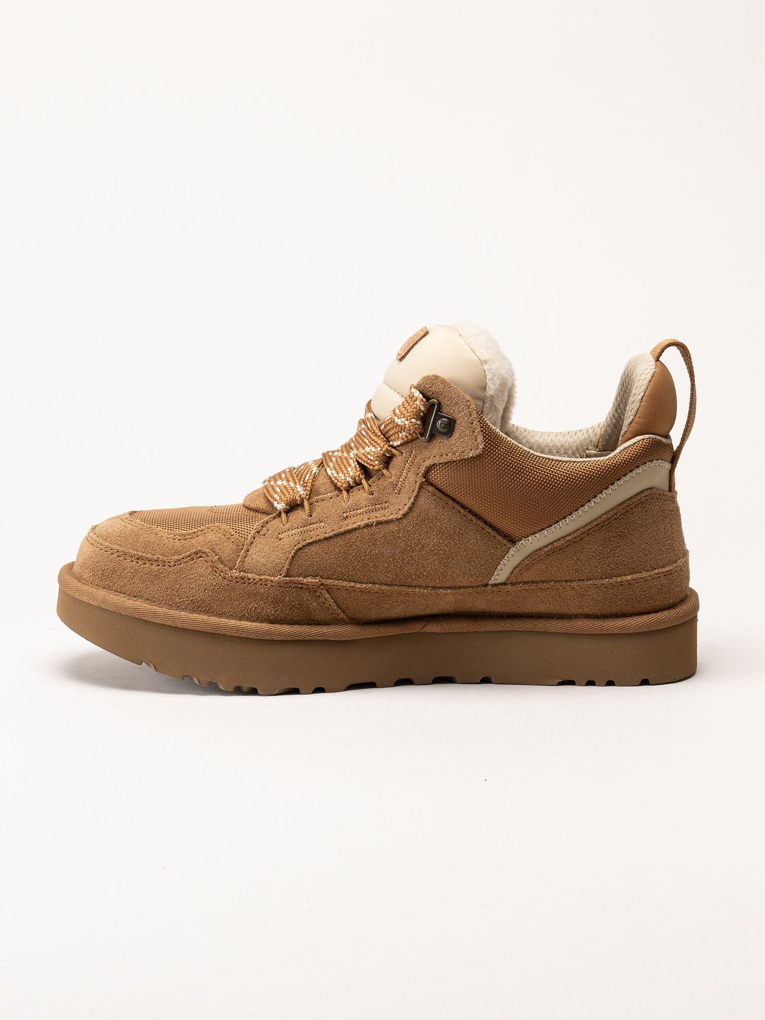 UGG - M Lowmel - Ljusbruna ullfodrade sneakers