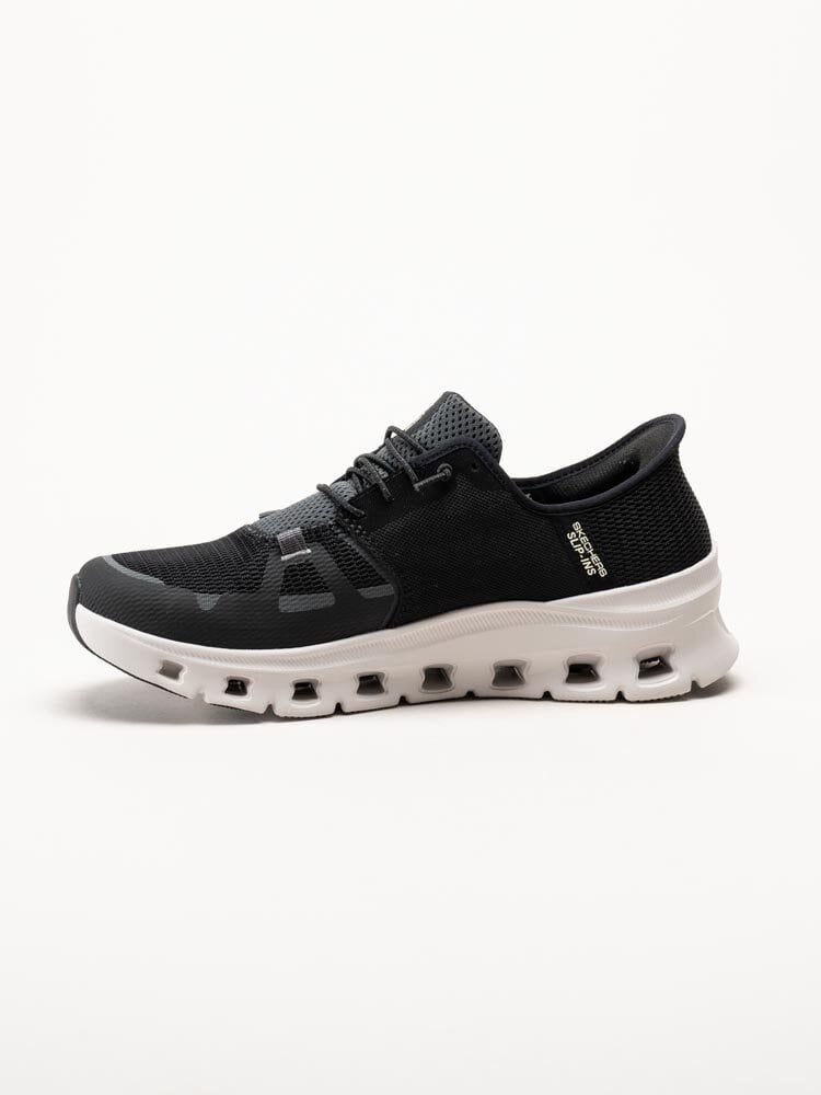 Skechers - Glide Step Pro - Svarta slip-ins sneakers i textil