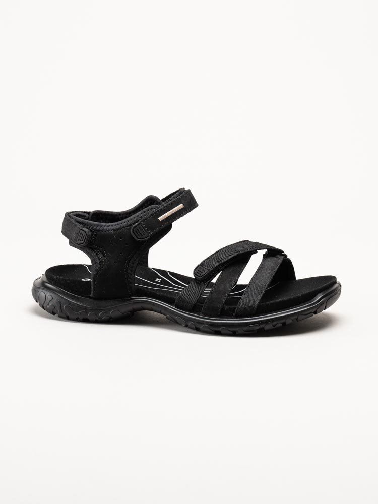Ecco - Offroad Yucatan Slim Le - Svarta sportiga sandaler
