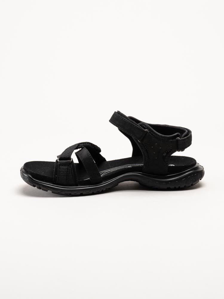 Ecco - Offroad Yucatan Slim Le - Svarta sportiga sandaler
