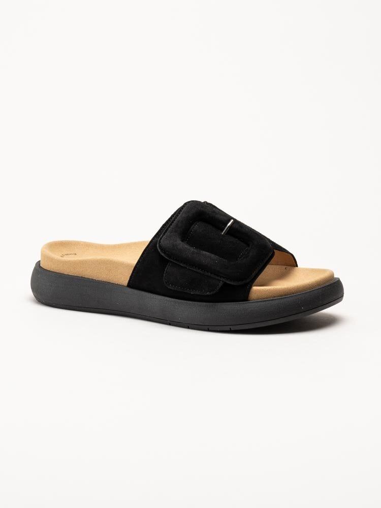 Gabor - Svarta slip in tofflor i mocka