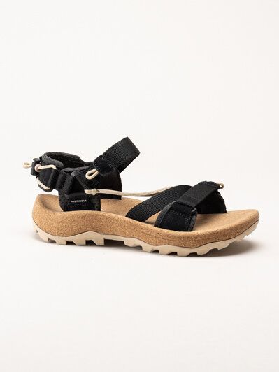 Merrell - SPEED FUSION WEB RMX - Svarta sportiga sandaler