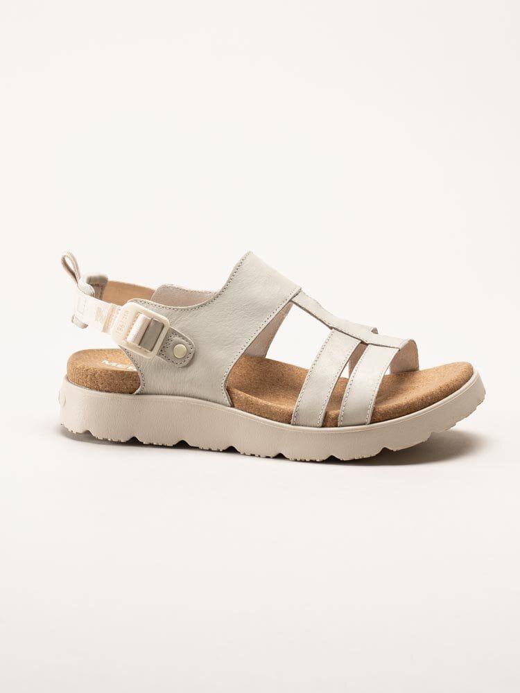 Merrell - FLEUR BACKSTRAP - Off White sandaler i skinn
