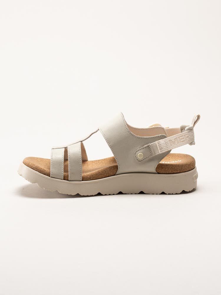Merrell - FLEUR BACKSTRAP - Off White sandaler i skinn