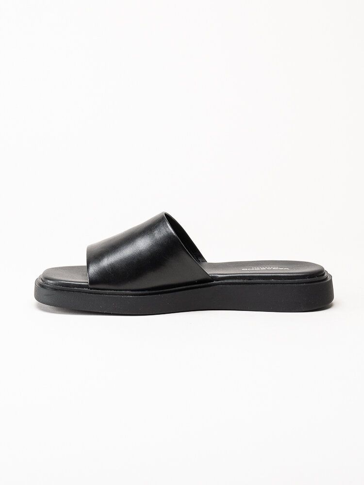 Vagabond - Connie - Svarta slip in tofflor i skinn