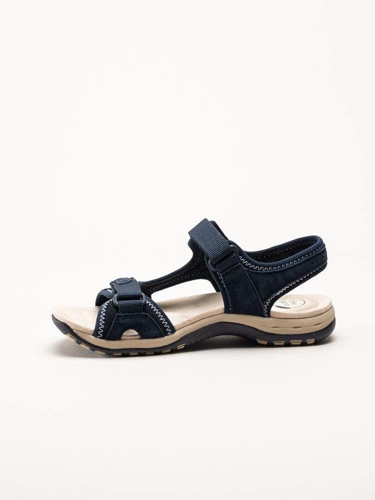 Axelda - Frisco - Blå sandaler i mocka och textil