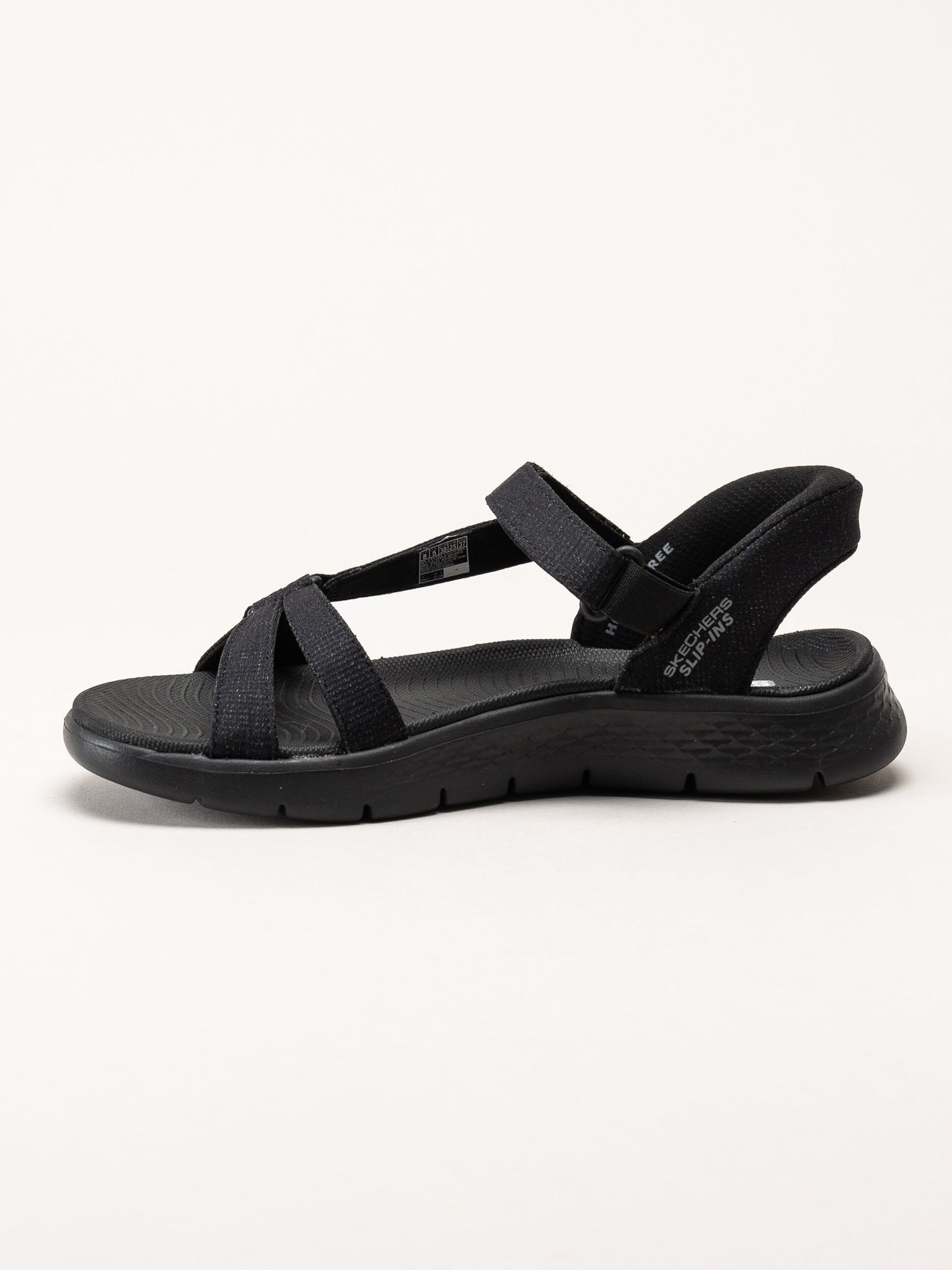 Skechers - Go Walk Flex Sandal - Svarta slip in sandaler