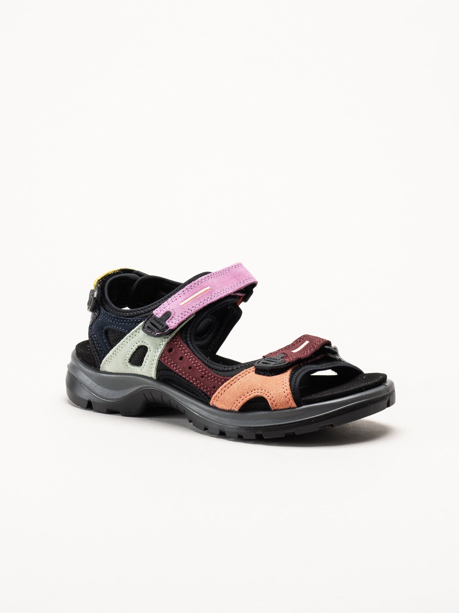 Ecco - Offroad Yucatan W - Multifärgade sandaler i mocka