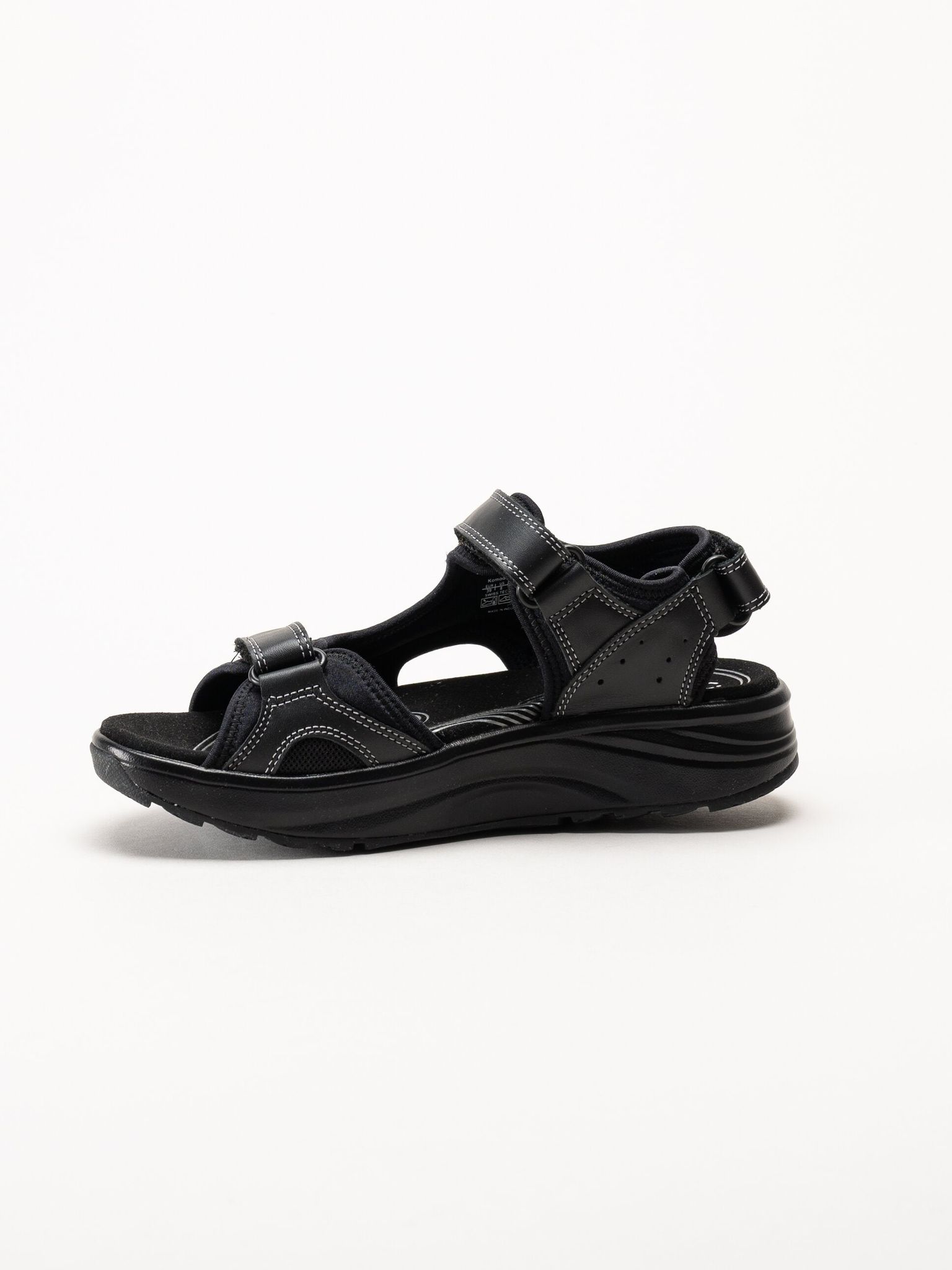 Joya - Komodo II - Svarta sandaler i skinn