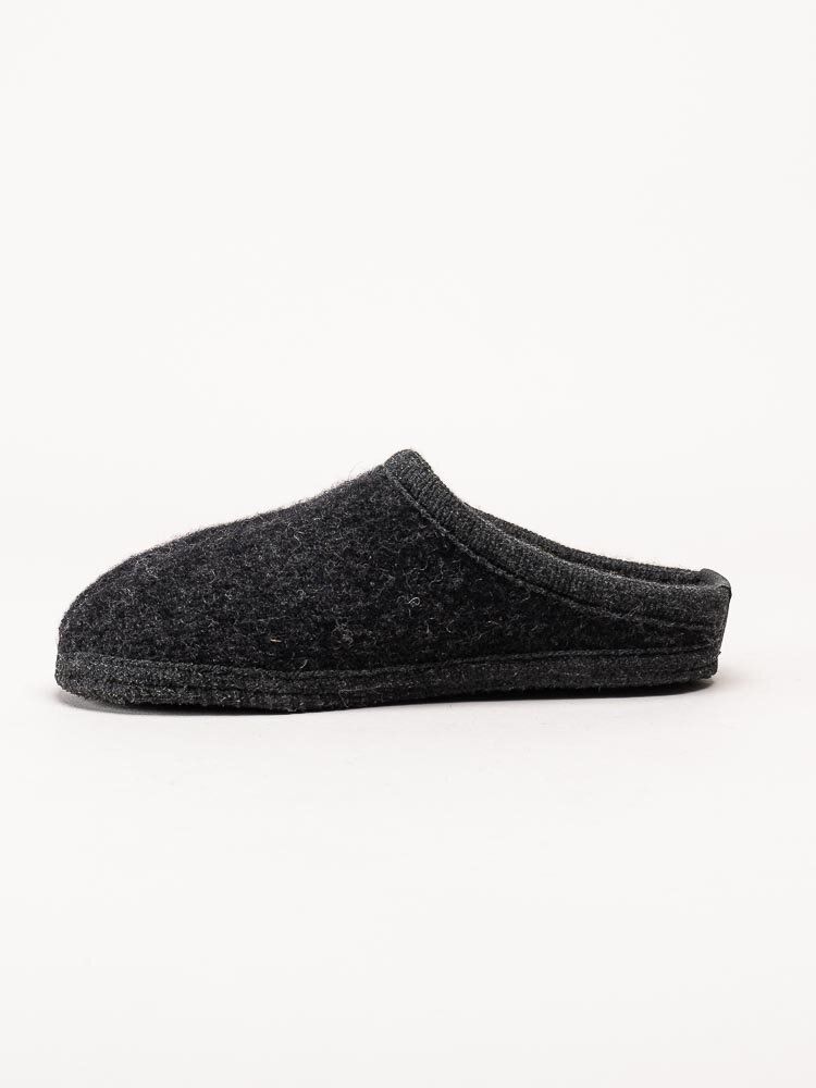 Ulle - Ulle Stripe - Svarta slip in tofflor i ull