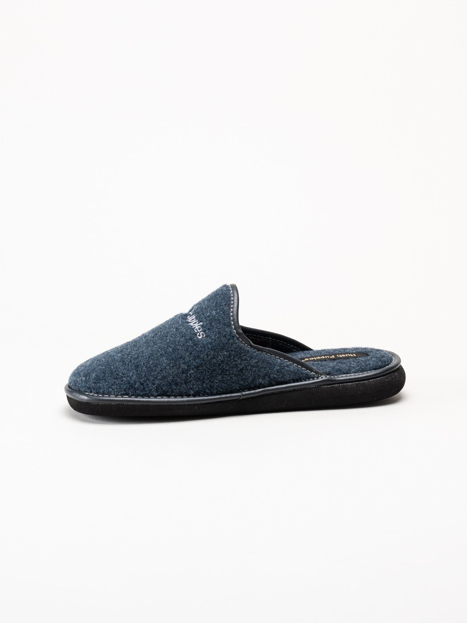 Hush Puppies - Men´s Manuel - Blåa tofflor i filt