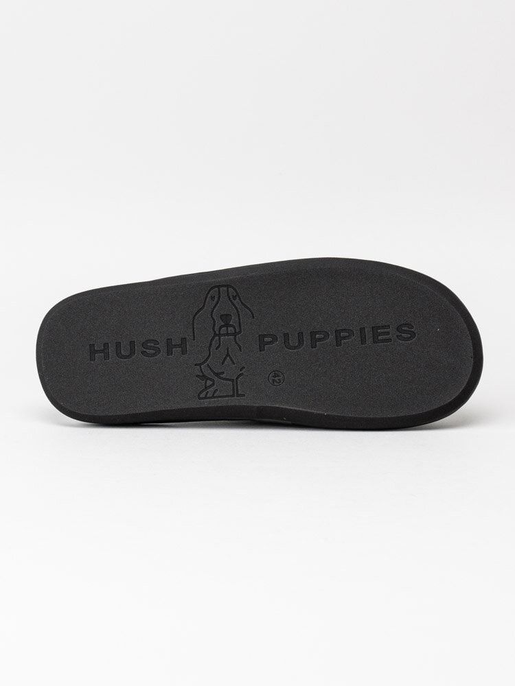 Hush Puppies - Mens Marco - Svarta slip in tofflor i mocka