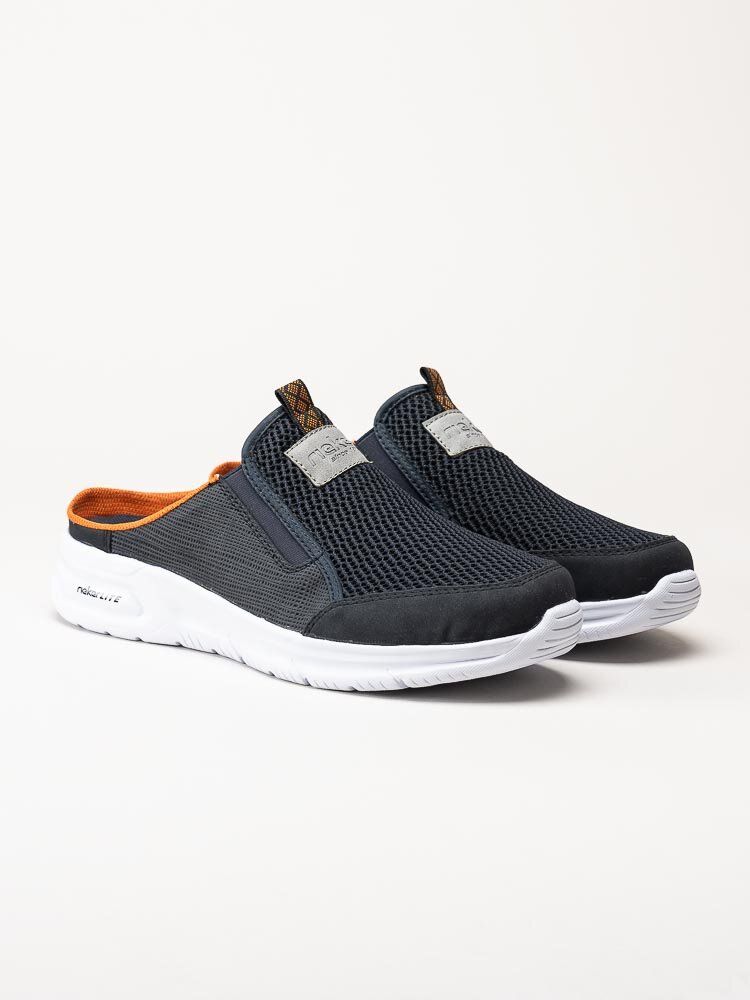 Rieker - Mörkblå slip in sandal
