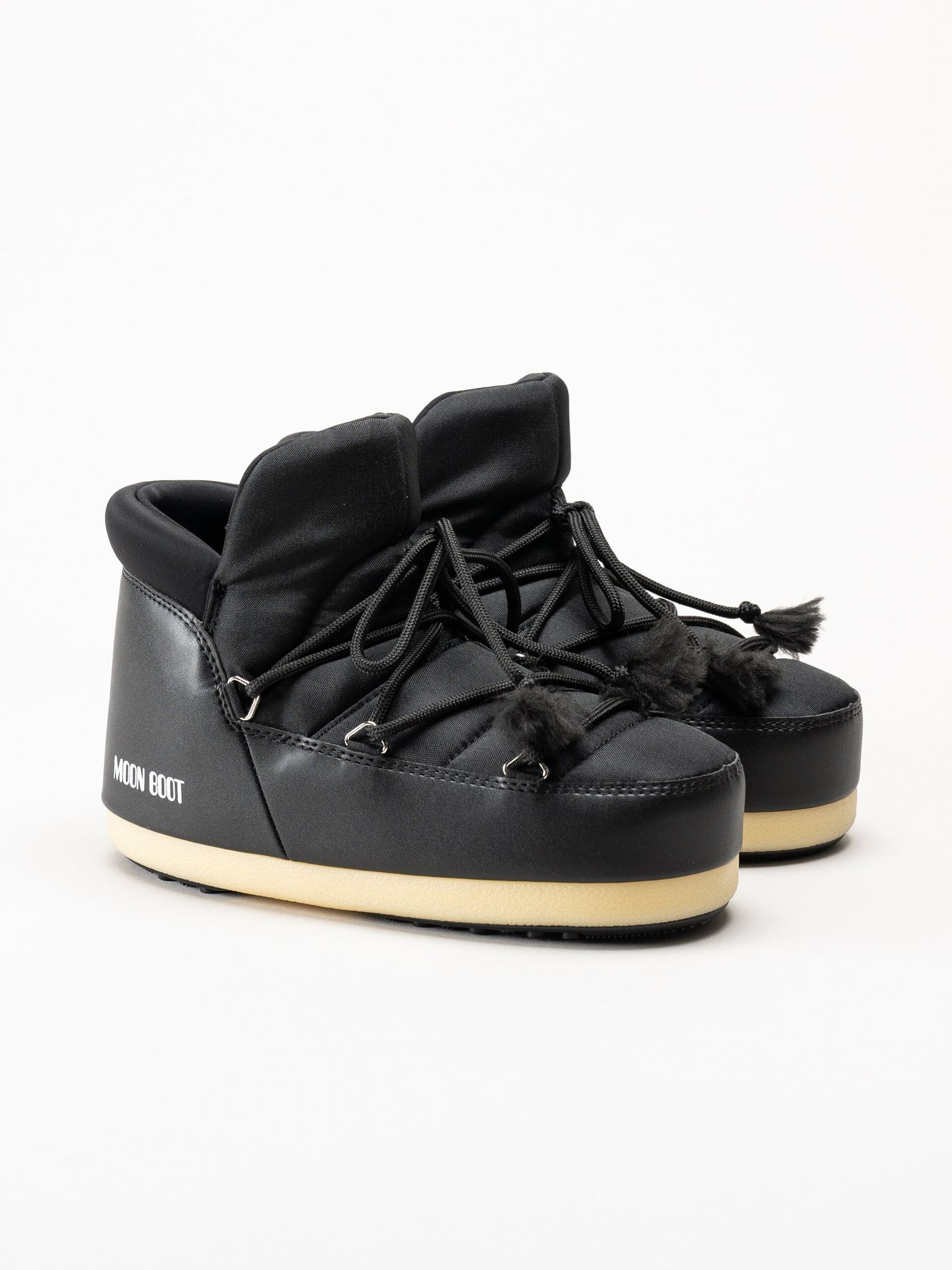 Moon Boot - MB EVX Nylon Pumps - Svarta låga vinterboots