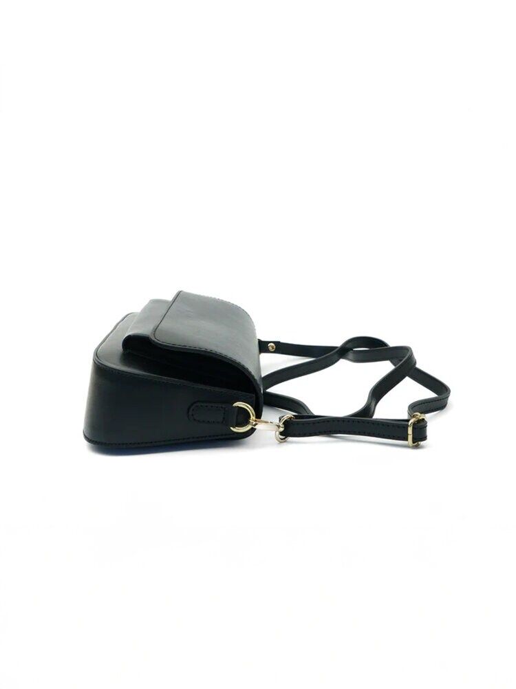 Latalia - Varese - Svart crossbody väska  i skinn