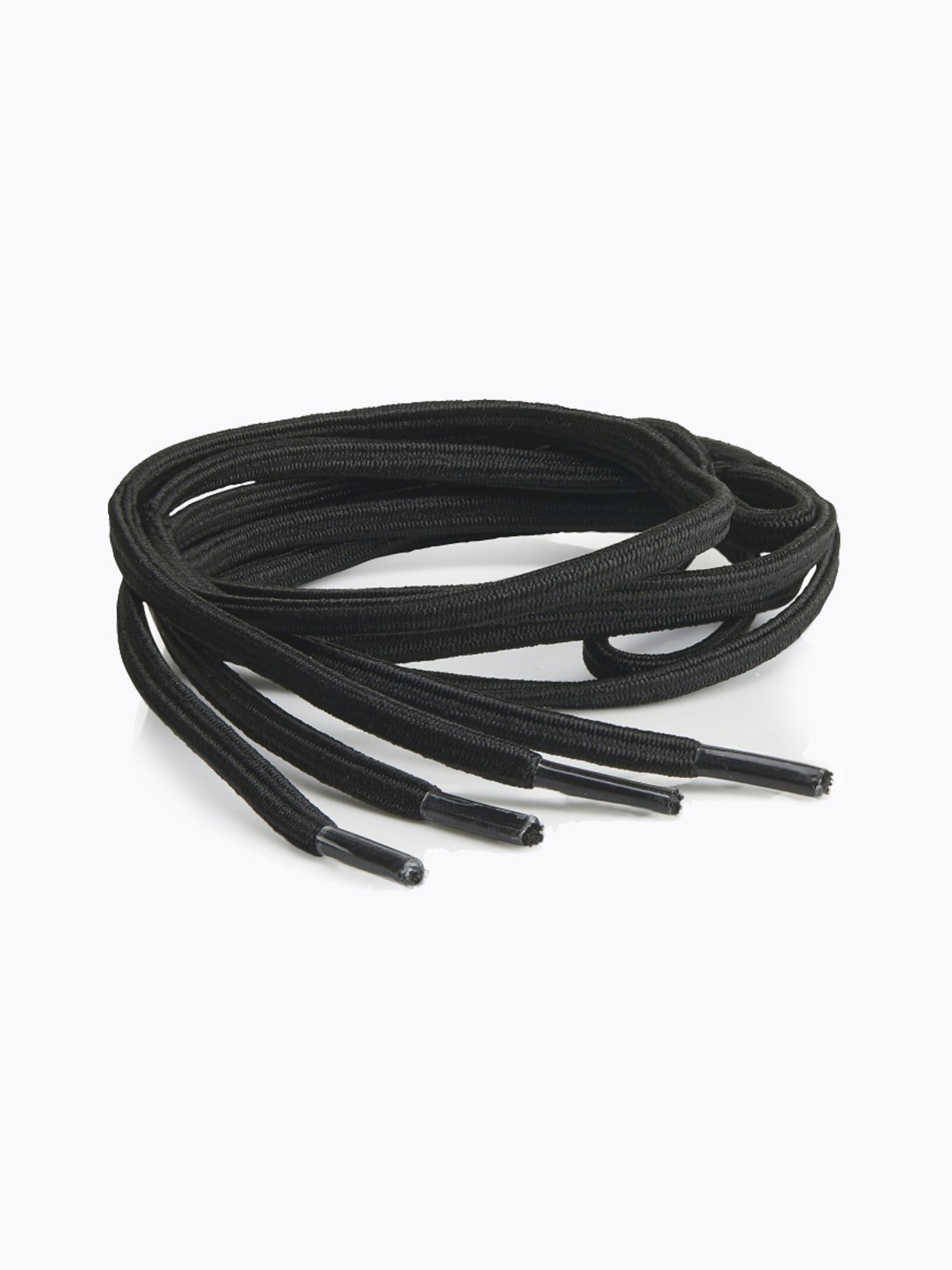 Springyard - Flat Elastic 4.5 - Svart elastiskt skosnöre