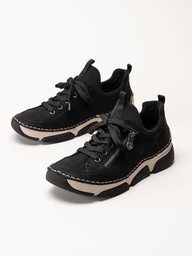 Rieker - Svarta promenadsneakers