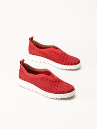 Jana - Röda slip on skor