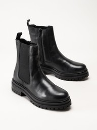 Rosa Negra - Svarta boots i skinn