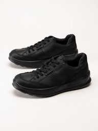 Ecco - Byway 2.0 Shoe WP - Svarta promenadskor i oljat skinn