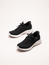 Skechers - Ultra Flex 4.0 - Svarta slip ins sneakers
