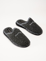 Hush Puppies - Women´s Lola - Mökrgrå tofflor i filt