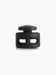 Springyard - Cord Lock Flat - Svart snörstopp