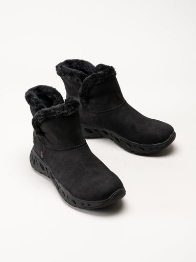 Rieker - Svarta varmfodrade boots