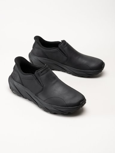 Skechers - Slip-Ins Conner - Rayne - Svarta slip-Ins promenadskor i oljad nubuck