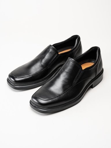Ecco - Helsinki 2 M Slip On - Svarta slip on i skinn