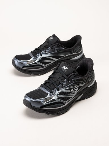 Skechers - Slip-Ins Stamina Sport - Svarta slip-ins sportskor